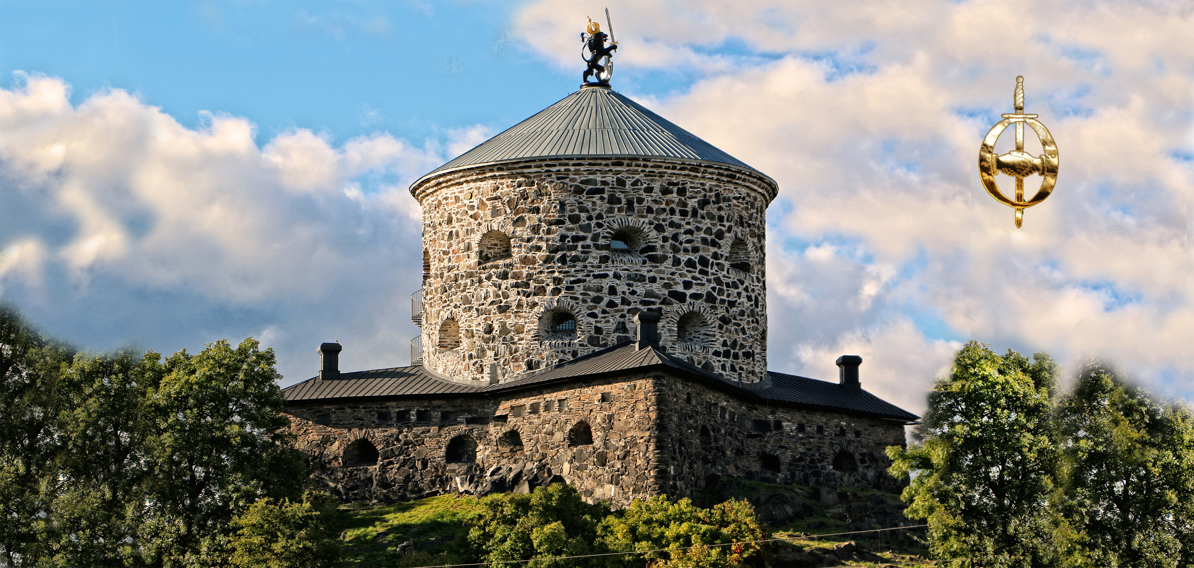 Skansen Lejonet men Götiskt märke